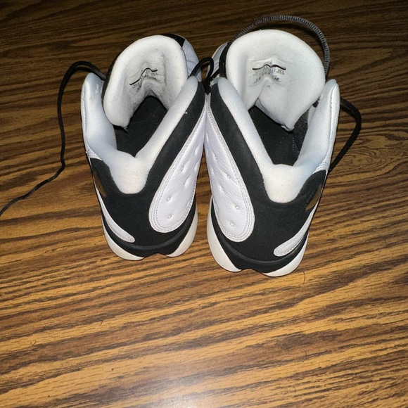 Jordan Black and White Sneakers - Picture 6 of 10